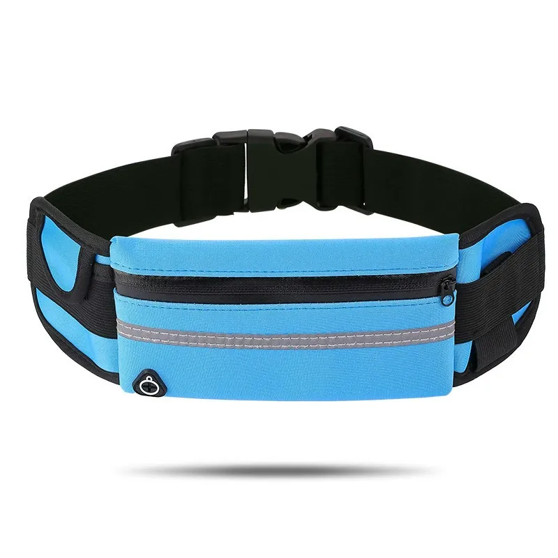 Integrated water bottle sleeve on custom sport waist pack