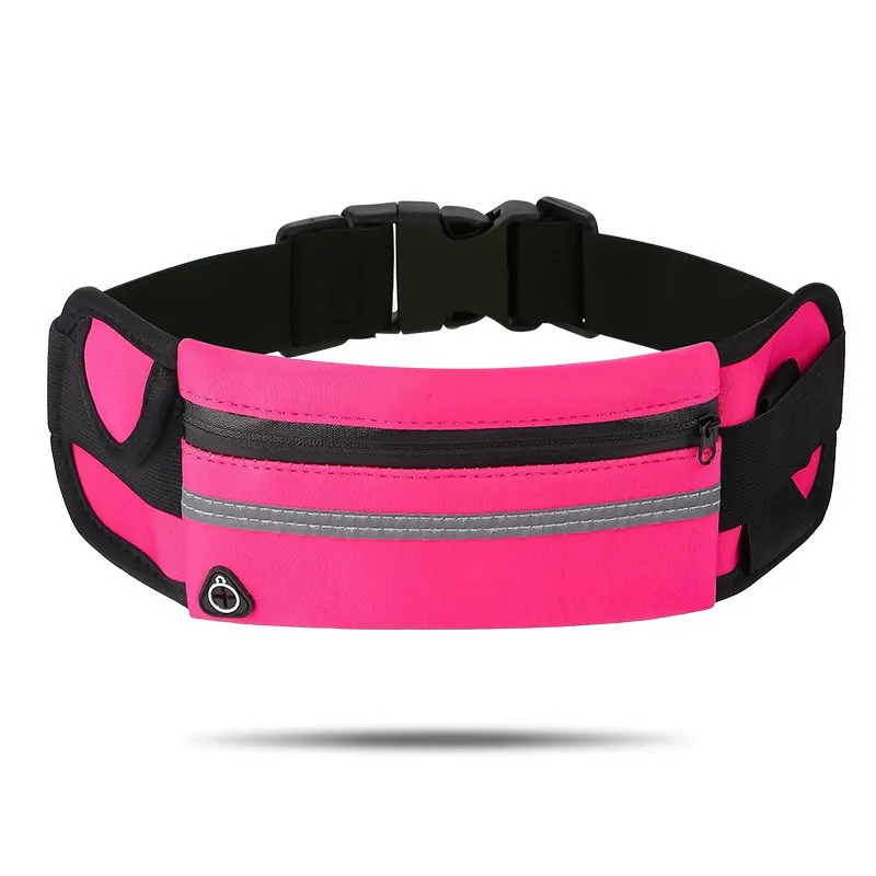 Smooth-glide zipper and earphone port on custom OEM waist bag