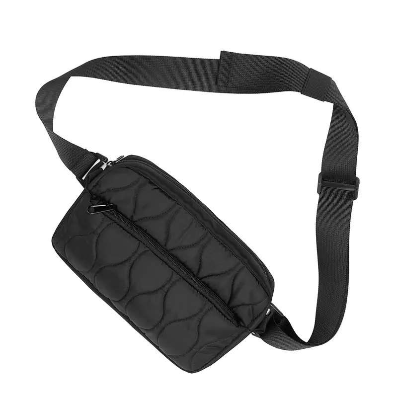 Waist bag alternative view - Manufacturing precision for wholesale accessory factory showing adjustable design