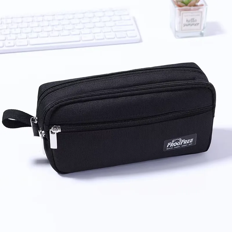 Side view - Quilted texture and matching zipper showing construction quality for custom manufacturing