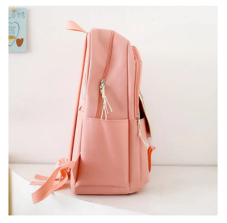 Detailed view of the custom toggles and drawstring system