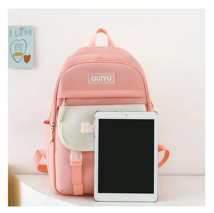 Dimensions of a bespoke 21L nylon backpack (30cm height)