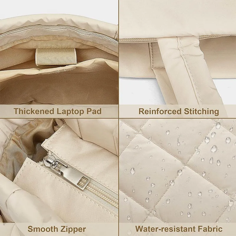 Boutique craft zipper detail - Close-up of custom hardware on nylon tote bag