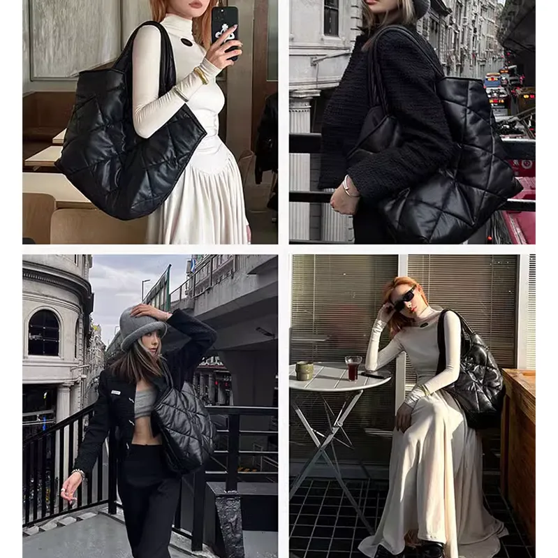 Quilted tote versatility - OEM manufacturing for diverse fashion applications