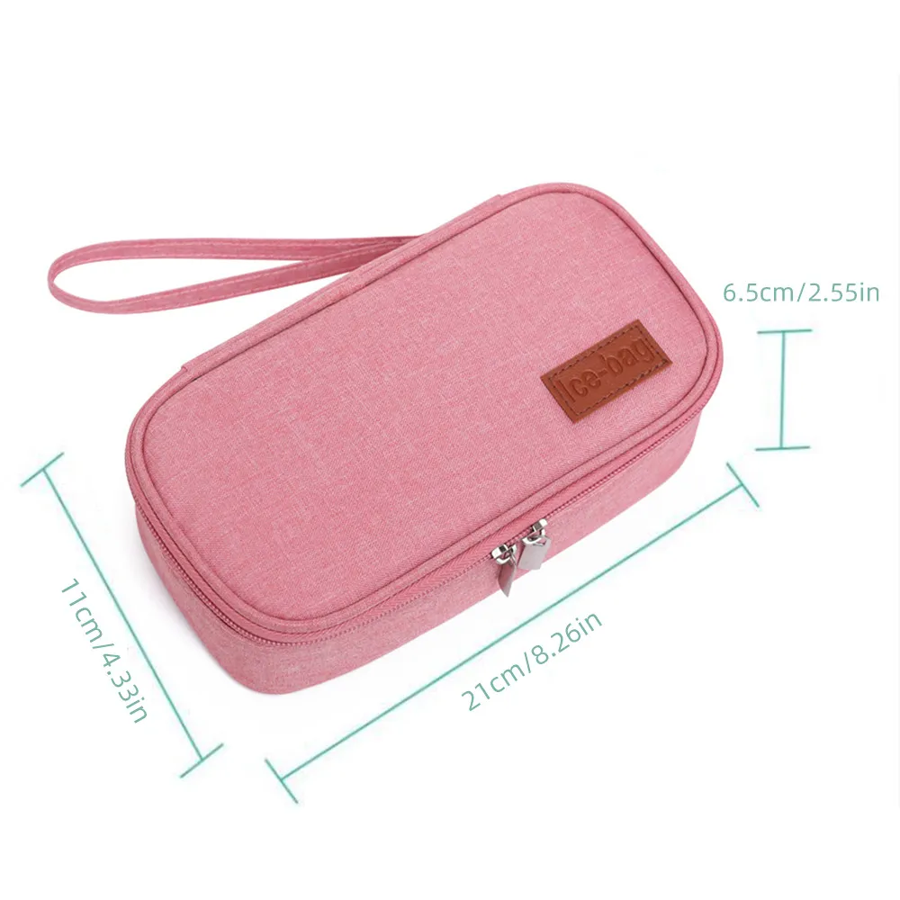 Quality buckle details of Insulated Breast Milk Cooler Bag & Insulin Protective Cooling Case