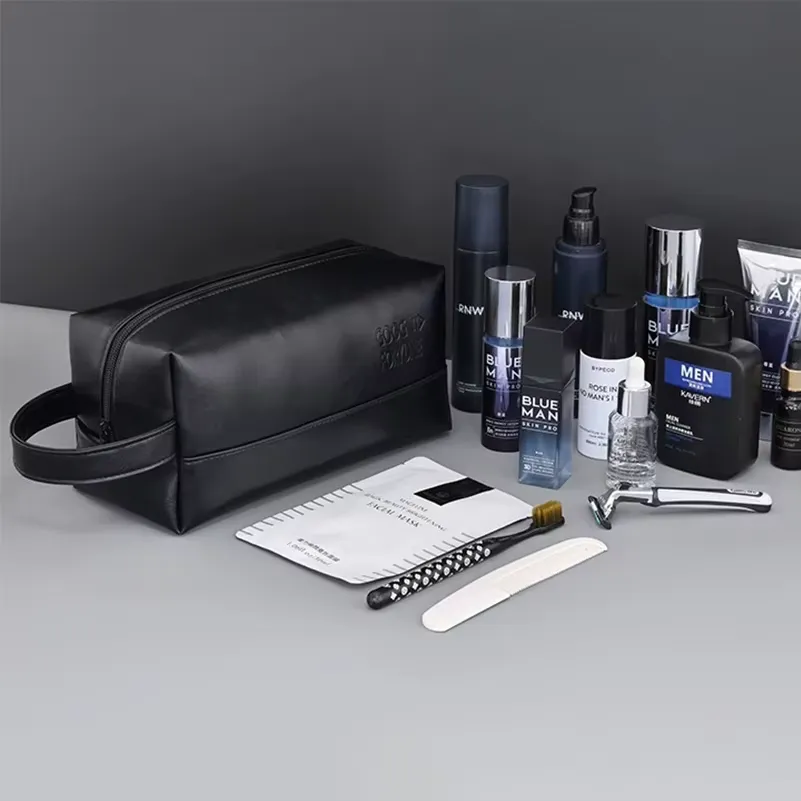 PU cosmetic bag with essentials - Versatile storage for OEM orders