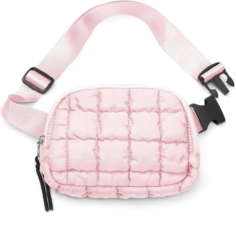 Waterproof waist bag pink view - Manufacturing capacity for OEM orders showing color options