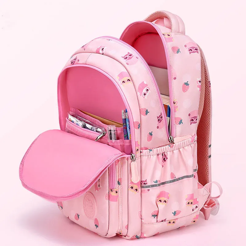 Interior compartment with organizational pockets - functional school backpack design for teens