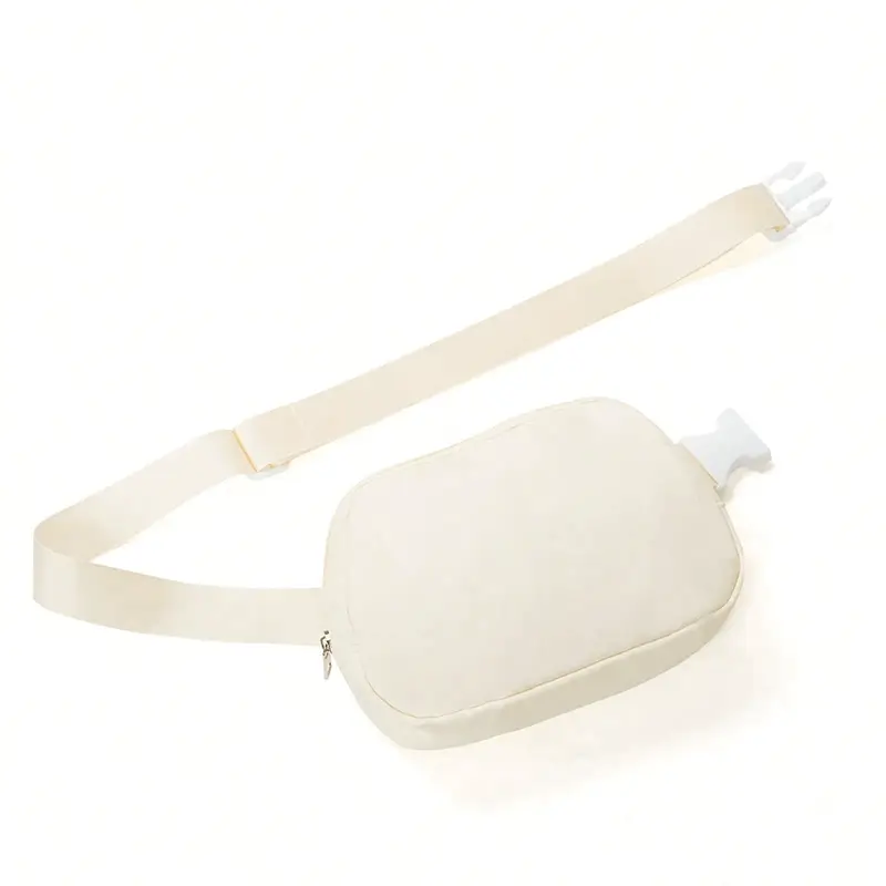 Crossbody bag detailed view - Production quality for custom accessory manufacturing showing strap engineering