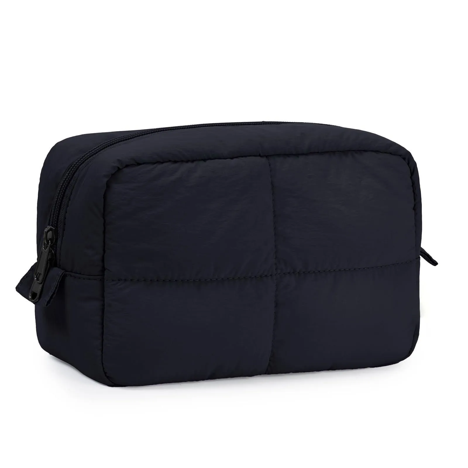 Black quilted cosmetic bag - Professional manufacturing with low MOQ for fashion brands and boutique retailers