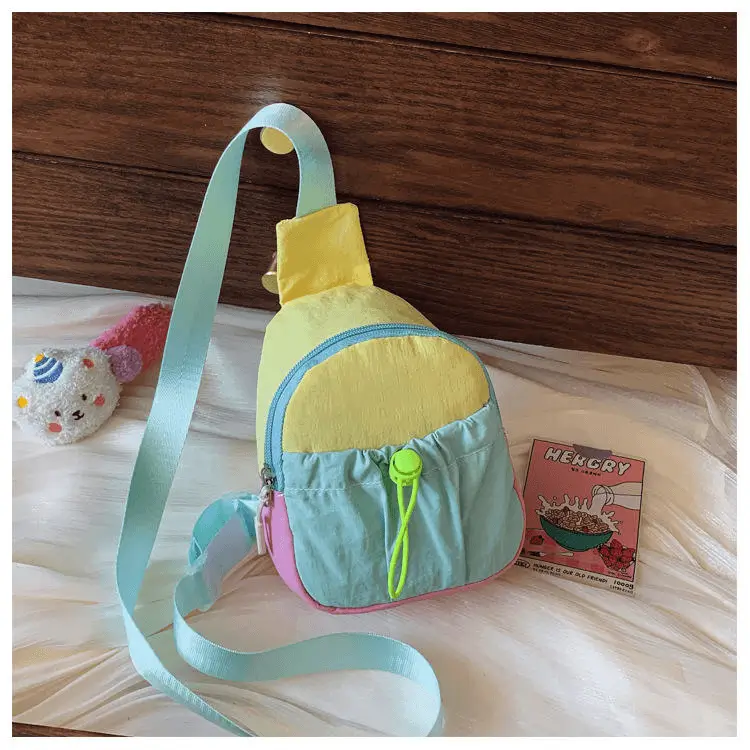 Kids waist bag alternative view - Manufacturing precision for wholesale kids factory showing cartoon detail