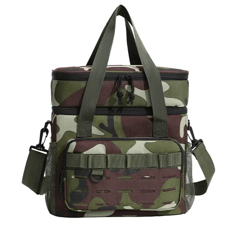 MOLLE system detail with tactical pockets - OEM tactical gear production