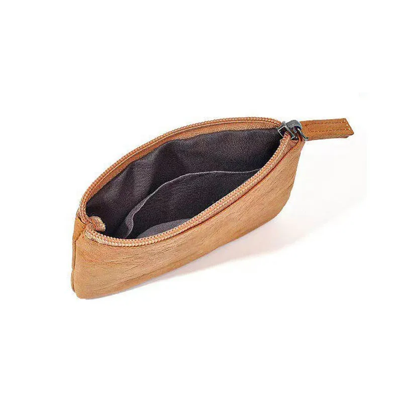 Tyvek cosmetic bag interior view - Black fabric lining construction for OEM orders