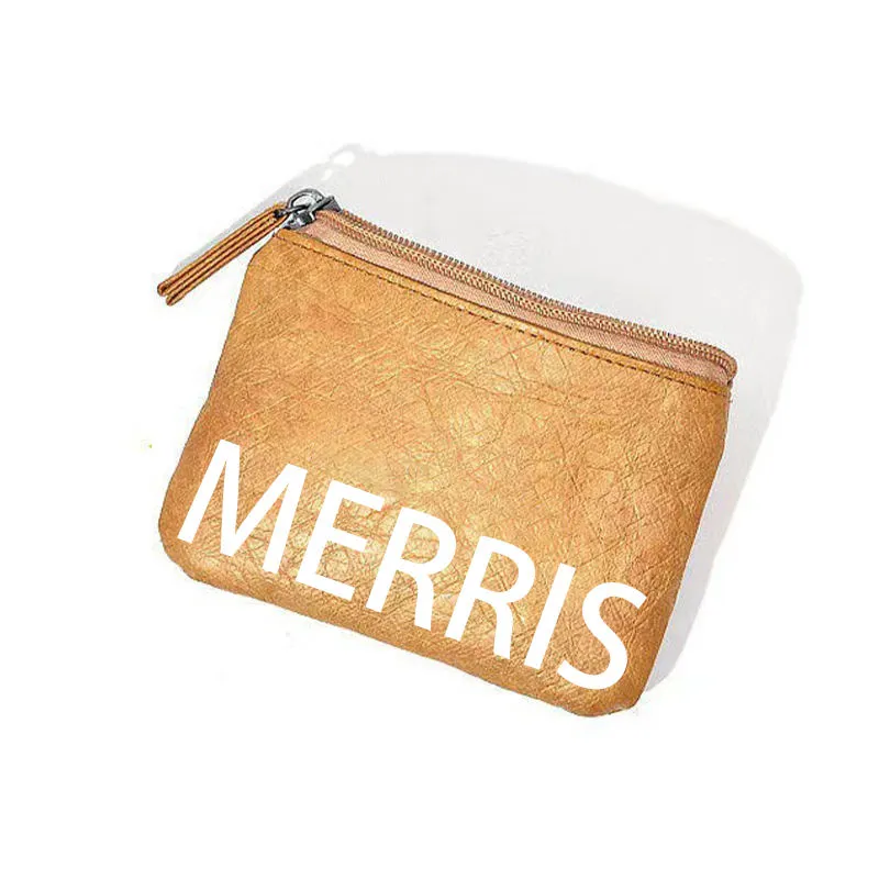 Angled view of Tyvek bag - Texture detail and construction quality for promotional manufacturing