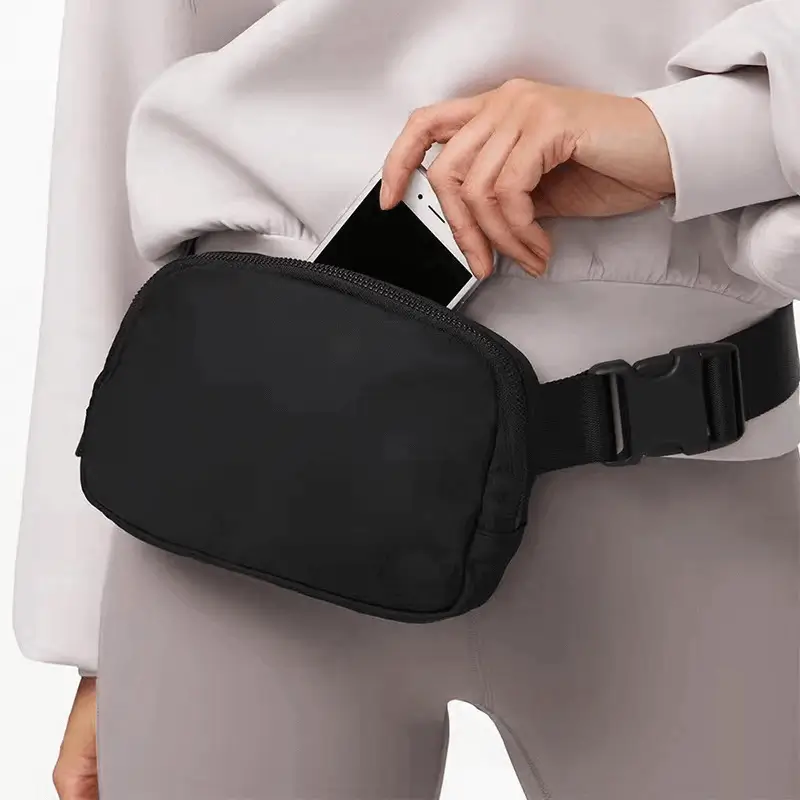 Fanny pack manufacturer - Women's adjustable waist bag with waterproof nylon materials for custom OEM production