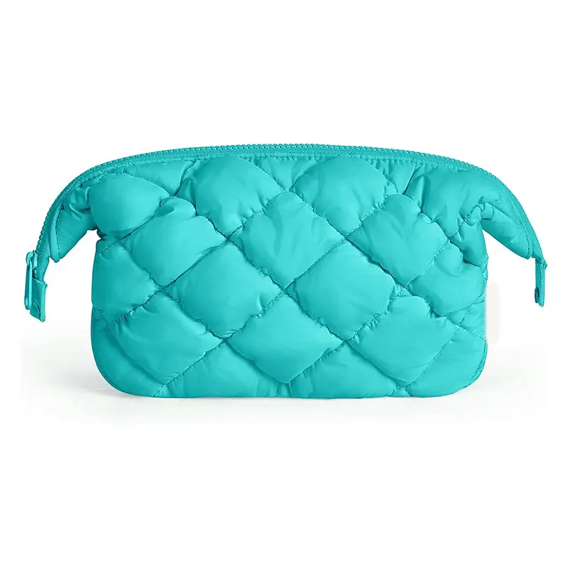 Fluffy bag compact view - Space-efficient design for custom manufacturing