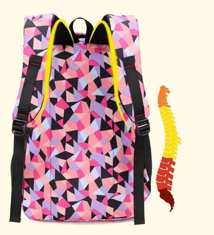 Ergonomic back design with breathable padding - kids backpack manufacturing standards