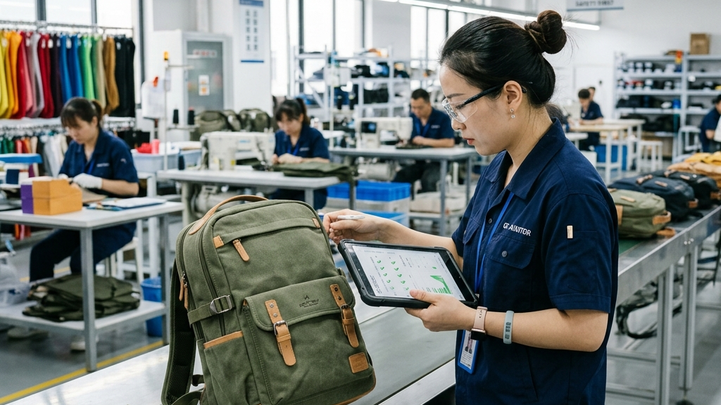 Auditing a custom bag manufacturer in China