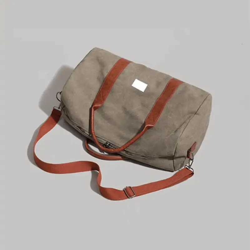 Custom canvas bag manufacturer - Ergonomic design showing adjustable shoulder strap for quality construction