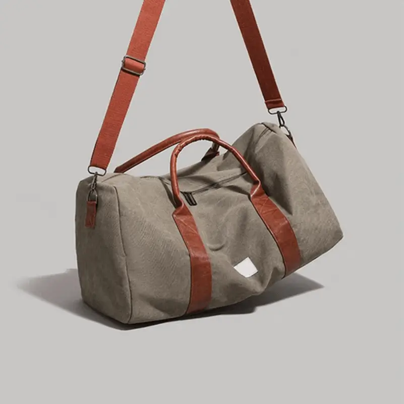 Wholesale travel bag supplier - Cross-body wearing showing hands-free convenience for outdoor activities