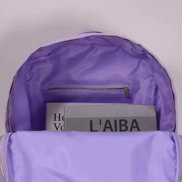 Interior view showing spacious capacity - premium children's backpack manufacturer