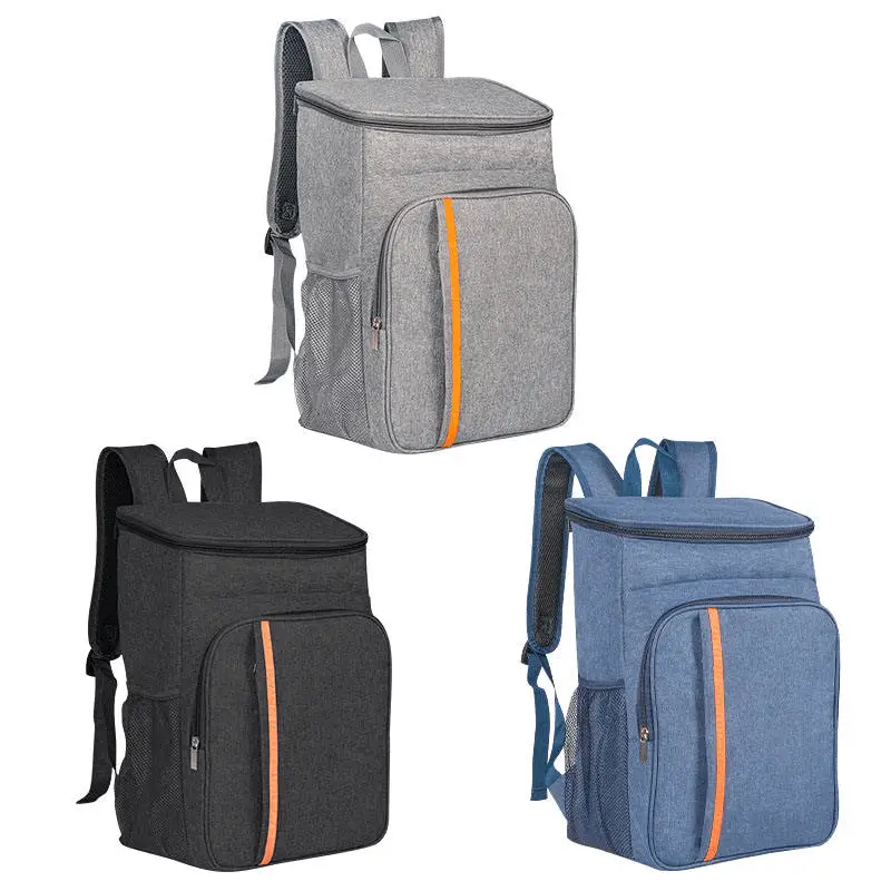 Color options production - Wholesale cooler bag supplier with gray, black, and blue choices