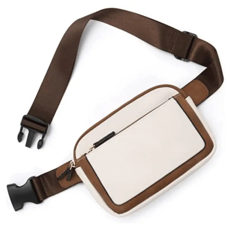 Leather fanny pack manufacturer - Women's luxury waist bag with waterproof leather materials for custom OEM production