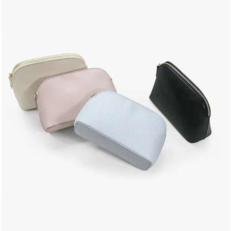 Shell shape bag compact view - Space-efficient design for custom manufacturing