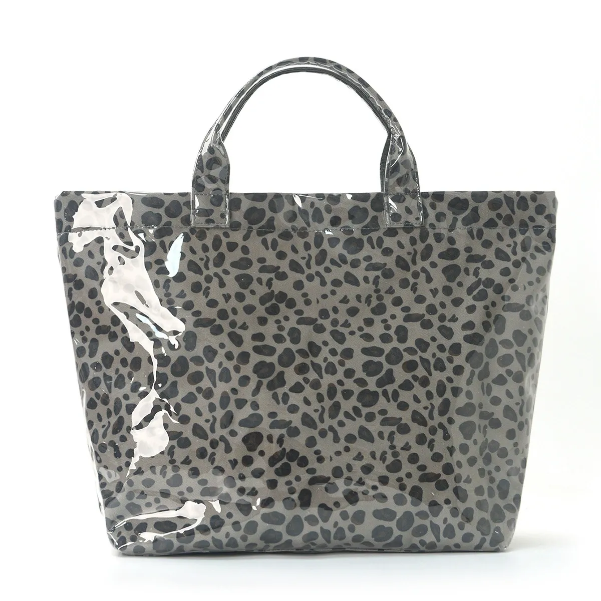 Lightweight Striped Travel Tote Bag for Daily Commute front view