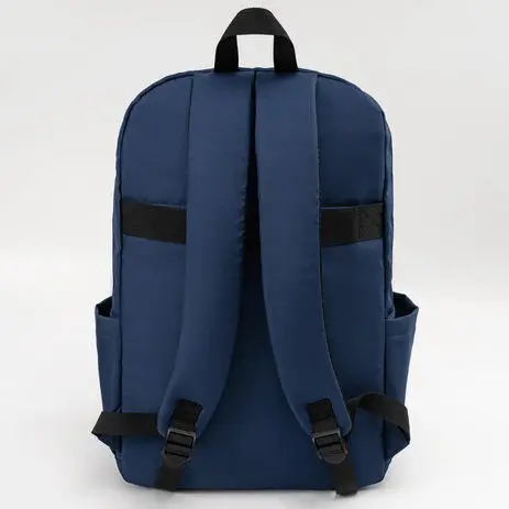 Back view showing ergonomic straps - wholesale men's backpack supplier