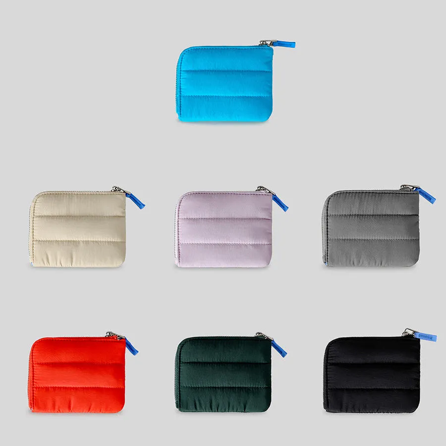 Full color palette available for quilted fashion wallet manufacturing