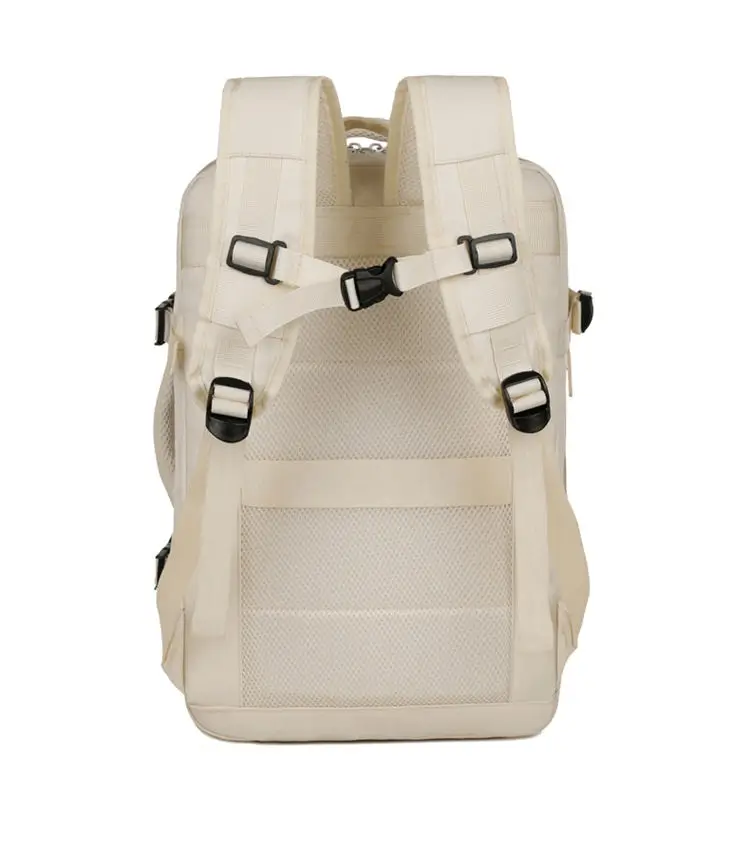 Back detail showing ergonomic breathable shoulder straps - wholesale backpack supplier