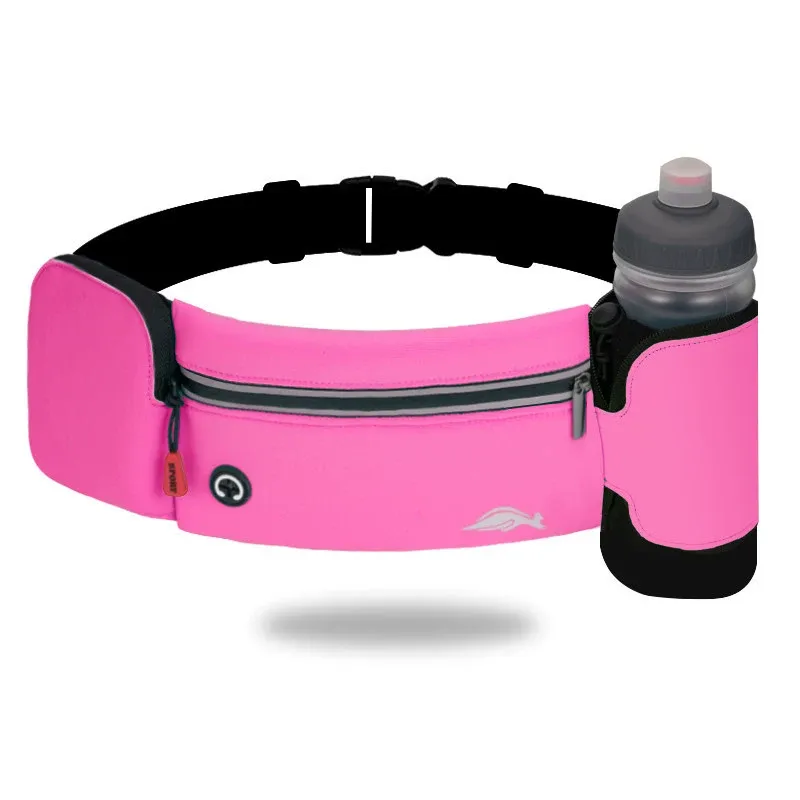 Silent pull cord detail on ultra-light nylon sport fanny pack