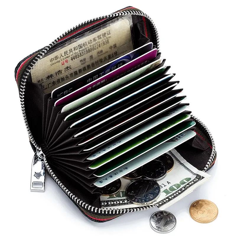 PU wallet color options - Manufacturing capacity for OEM orders showing premium craftsmanship and corporate design