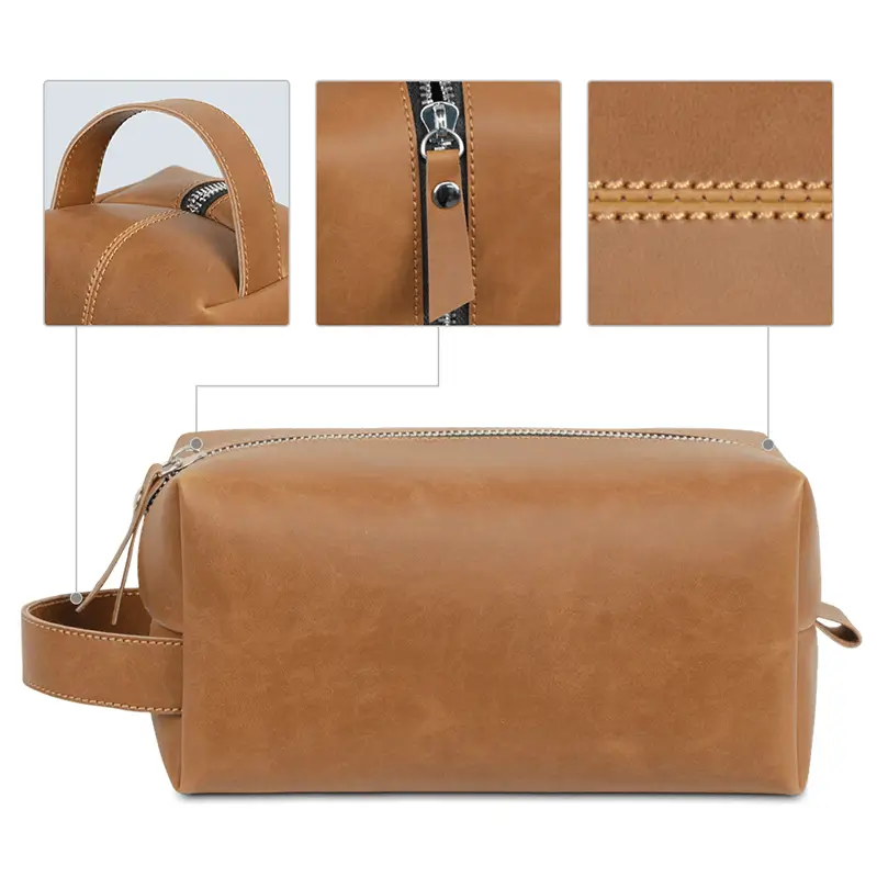 Retro bag handle construction - Practical design detail for custom manufacturing