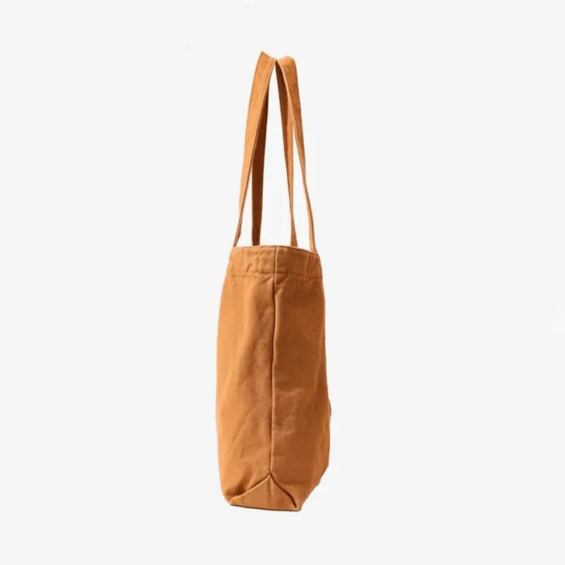 Canvas shoulder bag alternative view - Manufacturing precision for wholesale accessory factory showing structured design