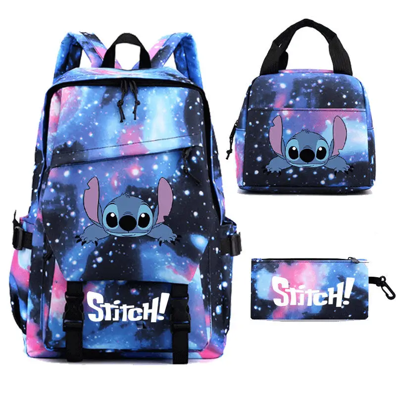 Galaxy print set production - Licensed Disney backpack factory showing vibrant character graphics