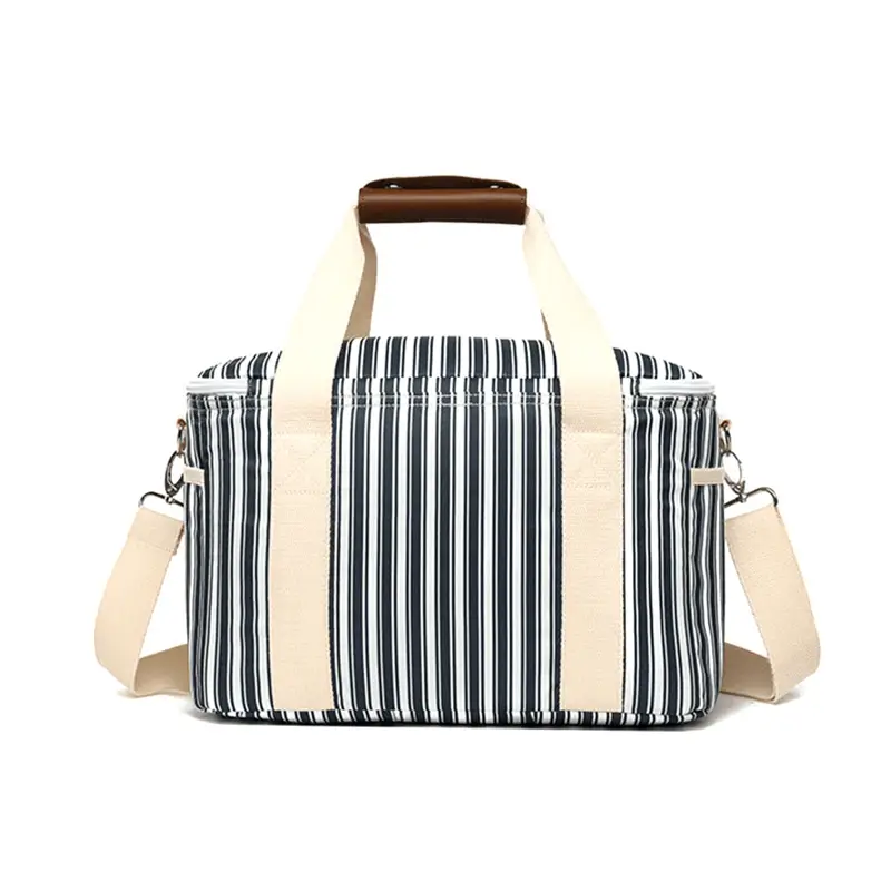 Back view - Custom cooler tote bag manufacturer showing clean structure and durable fabric construction