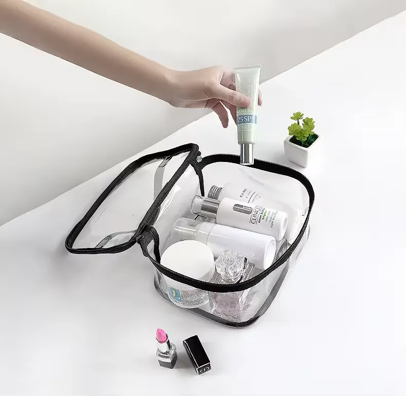 PVC bag accessibility view - User-friendly design for OEM orders showing functional versatility